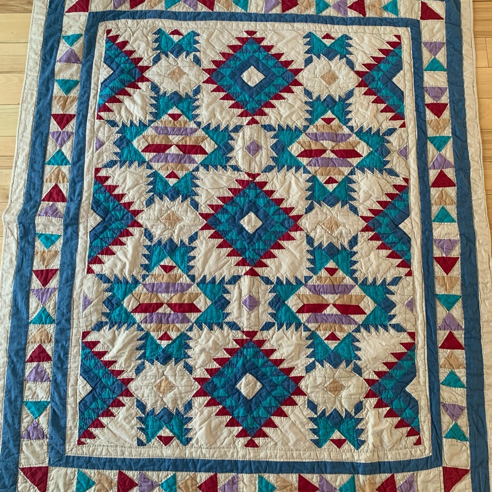 Handmade southwest patchwork quilt
